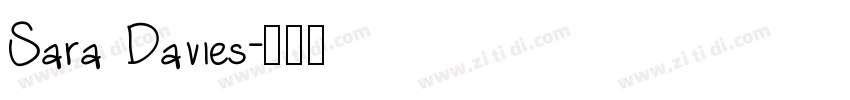 Sara Davies字体转换